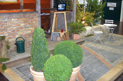 Messebau, Ausstellung unseres Betriebes auf der Haus Garten Freizeit Messe in Leipzig